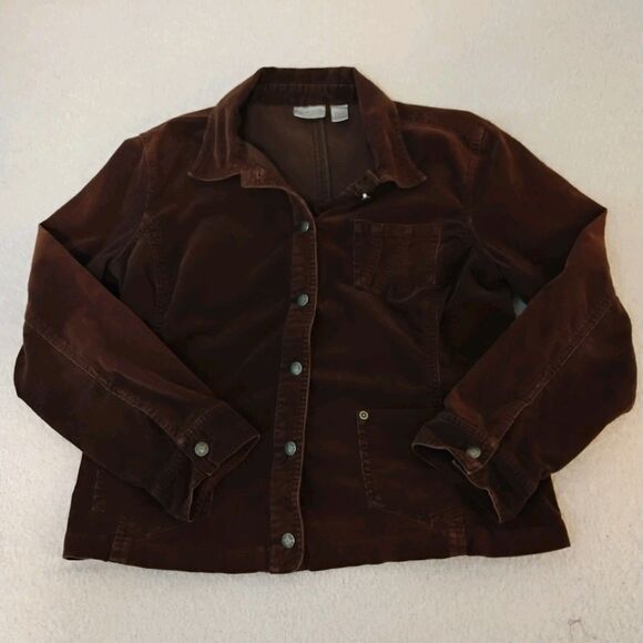 Chico's Jackets & Blazers - Brown Corduroy Jean Jacket '70s 60s Classic Retro Hippie Woman Size 2